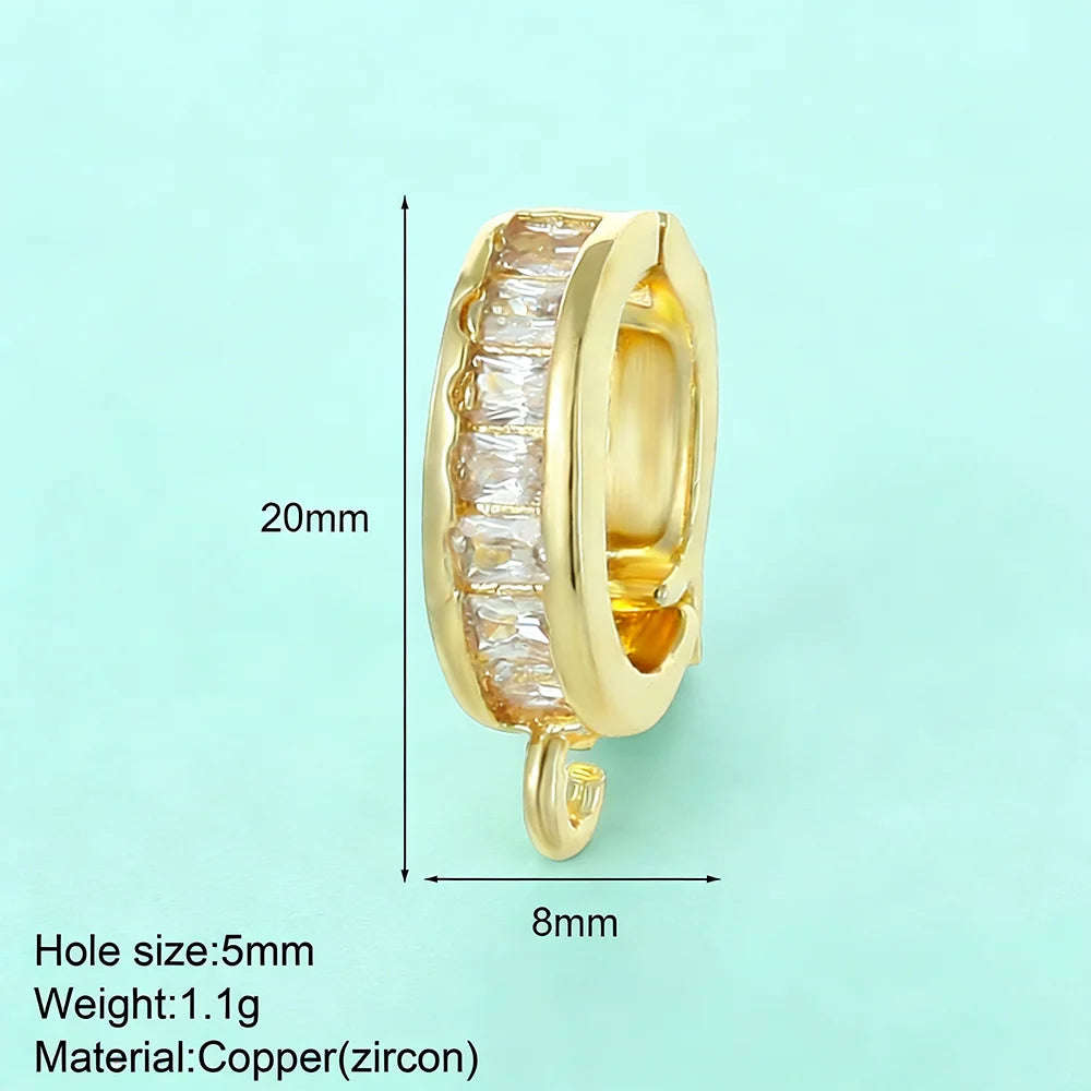 5pcs Fashion Bikini Button Charms Pendant For Jewelry Making Supplies Zircon Diy Earrings Bracelet Necklace Keychain Wholesale