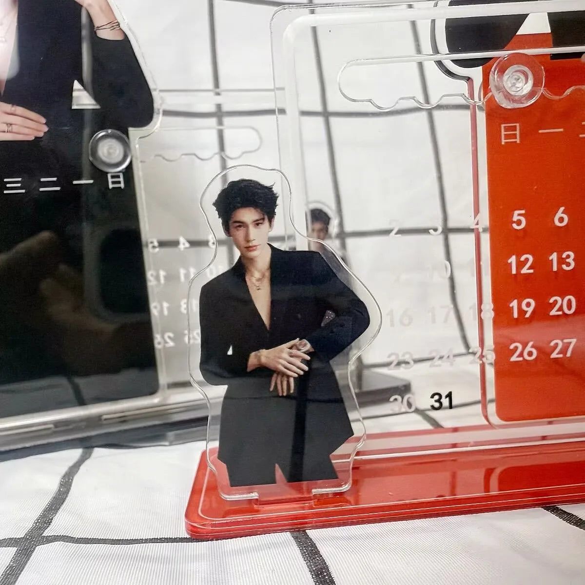 Zhang Linghe's 3D calendar ornament, peripheral support, Zhang Linghe's desktop display, room decoration, high-end birthday gift