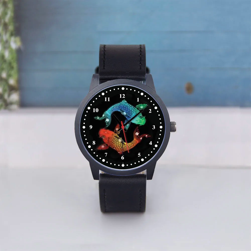 Universal Rose Gold Dial Quartz Movement Watch Mm for Men And Women Silver Black Wristwatch Gift Souvenir in Clock Box