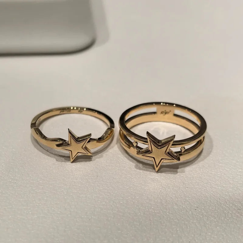 Anime The Freak Circus Cosplay Ring pierrot Harlequin Rings For Couple Love Fashion Jewelry Accessories Birthday Gift