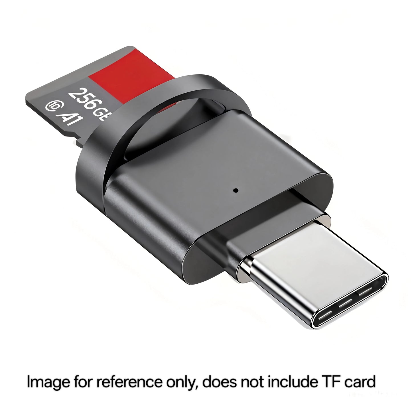 Mini Type-C to SD Micro SD TF Card Reader Memory Card, Suitable for Samsung Huawei Xiaomi, Aluminum Alloy Card Reader