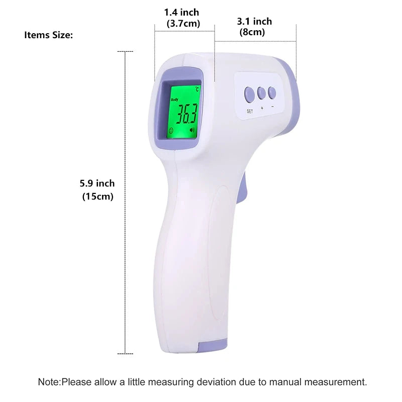 Baby Thermometer Infrared Digital LCD Body Measurement Forehead Ear Non-Contact Adult Fever IR Kids Termometro
