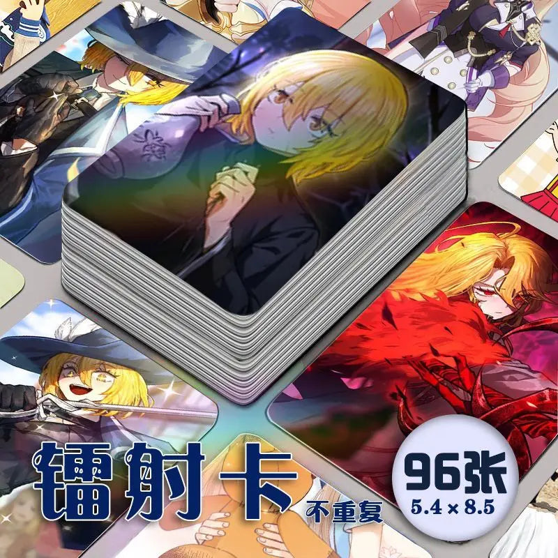 96PCS Limbus Company Don Quixote Laser Card Photocard Lomo Card Album Photo Card For Fans Collection Postcard Christmas Gifts