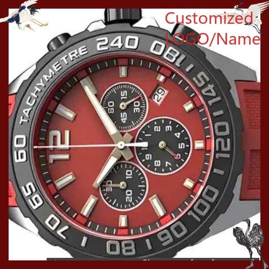 Customized Watches 43mm Men's Watch, 904L Steel, Quartz Movement