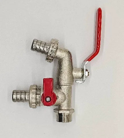 Gardening Tools Zinc Alloy Faucet 12 Inch Internal And External Threads Lever Handle For Easy Switching Water Supply Faucet Ball
