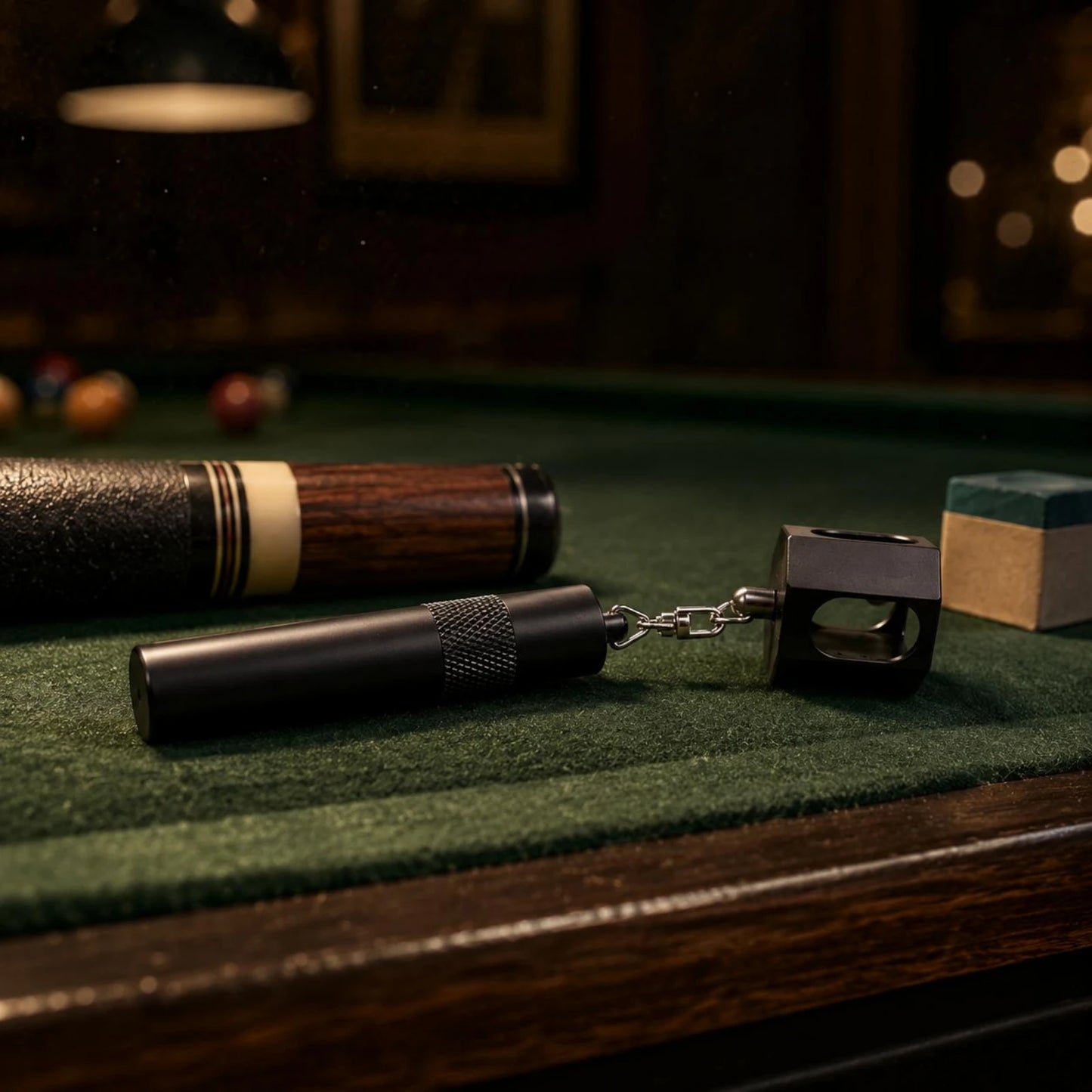 Cue Tip Pricker Knurled Grip Cue Tip Holder Pool Chalk Holder Long Service Life Sports Gear Easy to Carry