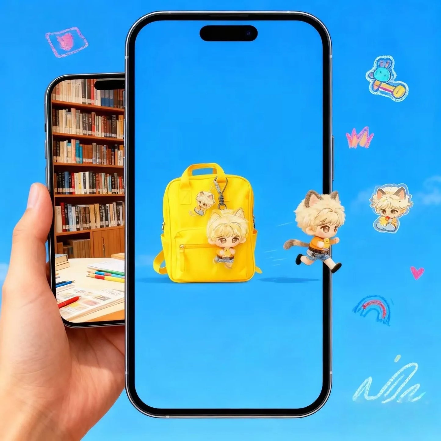 Original Genuine Ziyu Cotton Doll 10cm Cute Celebrity Surrounding Acrylic Pendant Doll with High Appearance