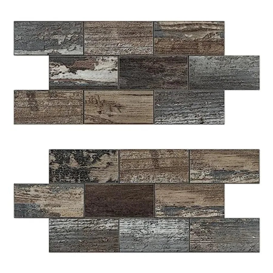 Peel and Stick Backsplash, 20 Sheets Peel and Stick Tile for Kitchen Backsplash, Self Adhesive Waterproof Backsplash Tile, PVC