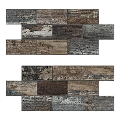 Peel and Stick Backsplash, 20 Sheets Peel and Stick Tile for Kitchen Backsplash, Self Adhesive Waterproof Backsplash Tile, PVC