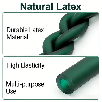 Latex Natural Latex Tube 1636/1836/2040/3060/3080mm Ice Green High Elasticity Rubber Hose Odorless for DIY Slingshot Catapult