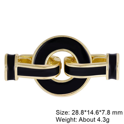 Juya DIY Women Beadwork Beads Pearls Jewlery Making Findings 18K Gold Plated Connector Fastener Lock Clasps Accessories Supplies