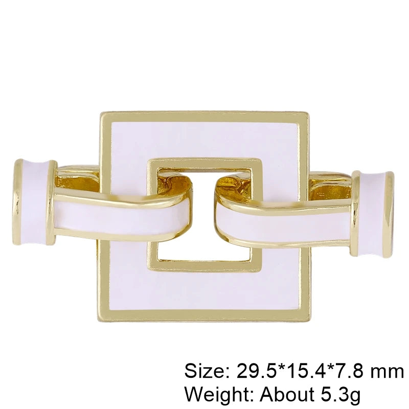 Juya Handmade Decorative Flower Connector Fastener Lock Hooks Clasps Accessories For DIY Women Fashion Needlework Jewelry Making