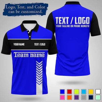 Personalized Sports Polo Shirt Custom Name And Logo Printed Quick Drying Short Sleeve Jersey For Team Uniform Outdoor Activities