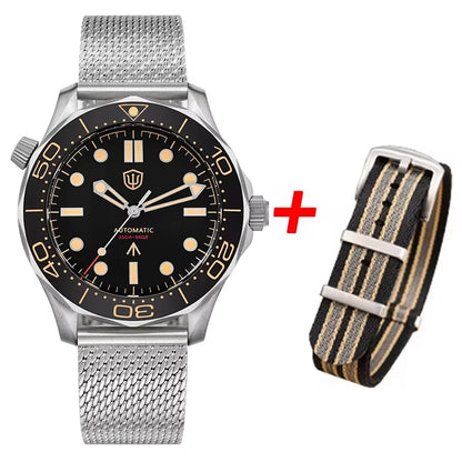 Watchdives WD007 V4 Automatic Dive Watch 200M Waterproof PT5000 Movement Titanium Case Sapphire Crystal Mens Watch With Gift