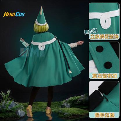 Witch Hat Atelier Coco Cosplay Costume Halloween Party Gorgeous Uniform Wig Accessories Props Complete Set HERO Cos