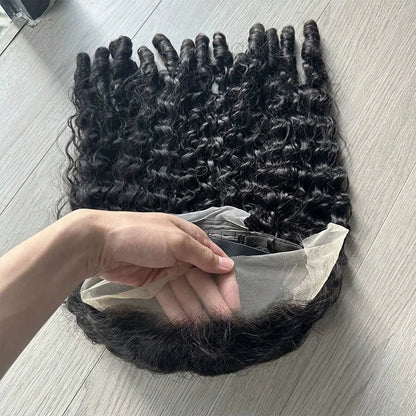 Burmese Curly Wigs Human Hair 13x6 Hd Lace Front Human Hair Wig 13x4 HD Lace Front Wigs 200% Density Wig Human Hair Pre Plucked