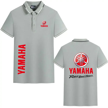 motorcycle Racing collared Yamaha POLO shirt cycling suit for men and women summer top short-sleeved T-shirt motogp fan clothing