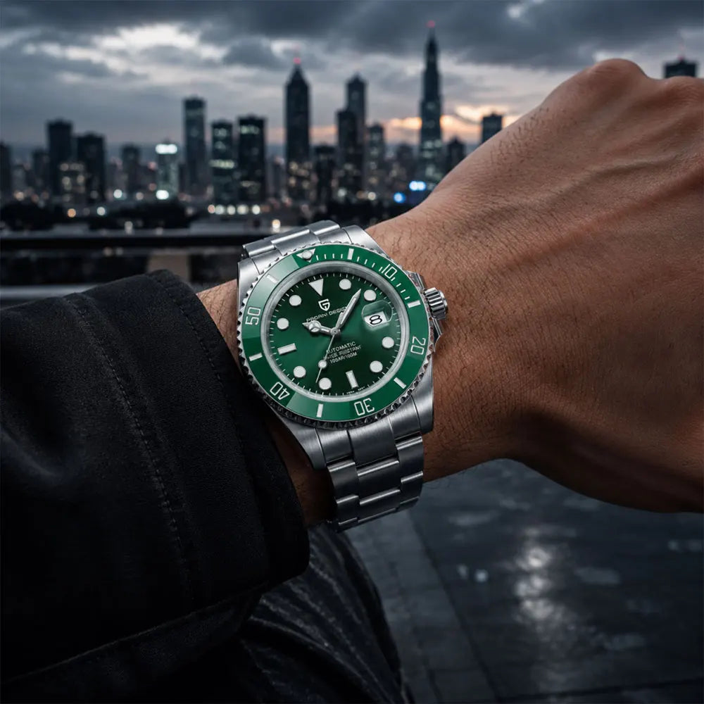 PAGANI DESIGN Diving Watch Mechanical Watch 316L Stainless Steel Luminous Waterproof Watch Top Luxury Automatic Watches Men Gift