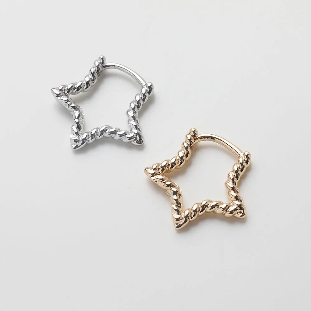 4PCS Ear Hook Lever Back Earring for Jewelry Findings Components Diy Circle Earrings Handmade 14k Gold Filled Brass Accessories