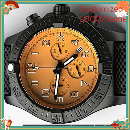 DONG Store 45mm Men's Quartz Movement 904l Stainless Steel  Luxury Watches-b Customized Watch