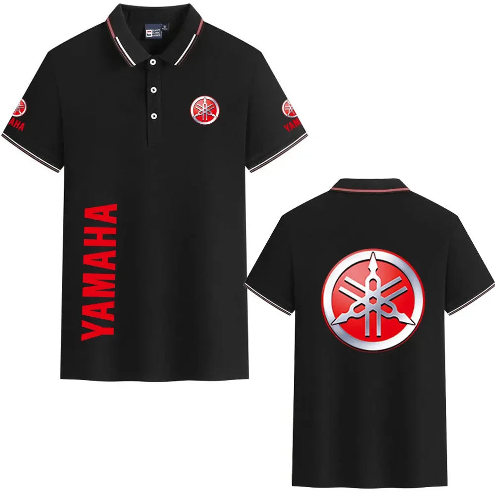 motorcycle Racing collared Yamaha POLO shirt cycling suit for men and women summer top short-sleeved T-shirt motogp fan clothing