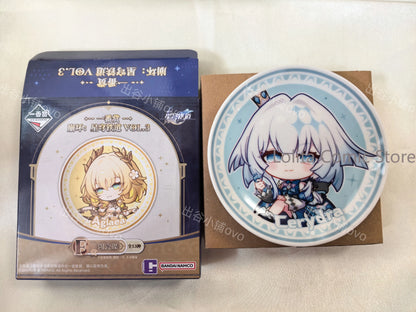 Honkai: Star Rail Castorice Cyrene Aglaea Phainon Anaxagoras Genuine Anime Cosplay Ceramic Saucer Cartoon Small Plate Dish Gift