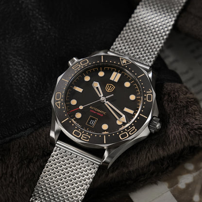 Watchdives WD007 V4 Automatic Dive Watch 200M Waterproof PT5000 Movement Titanium Case Sapphire Crystal Mens Watch With Gift