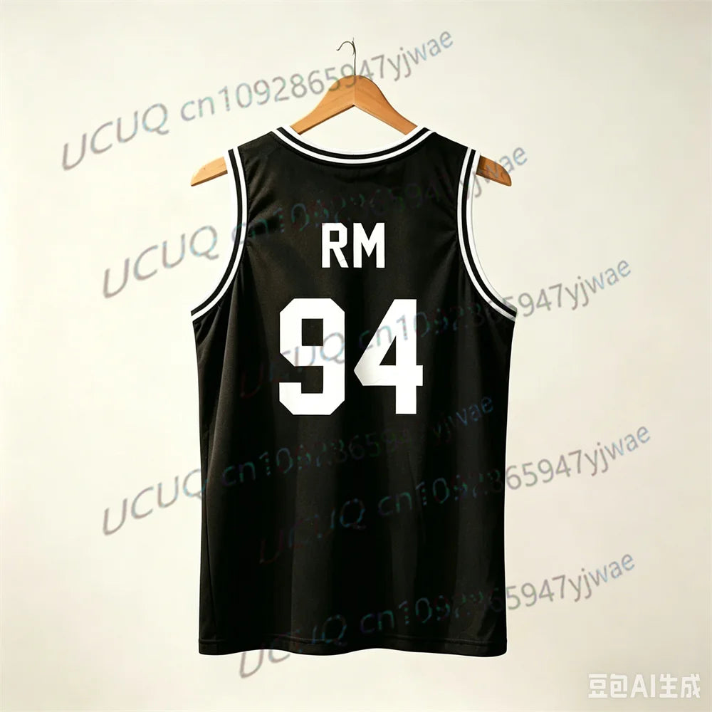 KPOP Concert Outfits JUNGKOOK Basketball Jersey Tank Top Breathable Sports Vest Casual Sleeveless Top Army Gift Men Women Vest