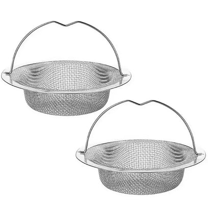 Stainless Steel Bathtub Hair Catcher Stopper, Shower Drain Hole Filter With Handle, Metal Sink Strainer, Floor Drain For Kitchen