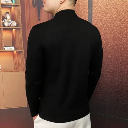 Autumn and Winter New Men's long sleeve shirt