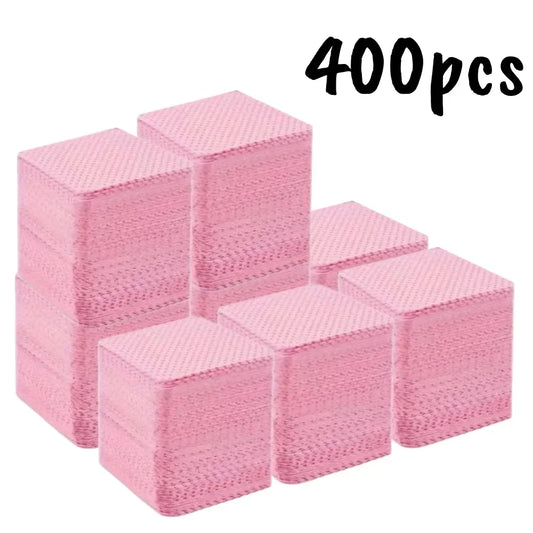 20/600pcs Lint-Free Gel Nail Wipes Aluminum-Free Cleansing Tissues Nail Polish Remover Pads for NaiArt Beauty Nail Cleaning Care