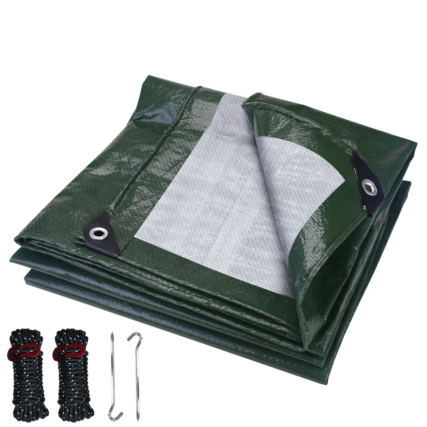 Tarpaulin Waterproof Canopy Heavy Duty Tarp Sheet Cover with Grommet Multi Rain Cover For Outdoor Terrace Plant Garden Porch