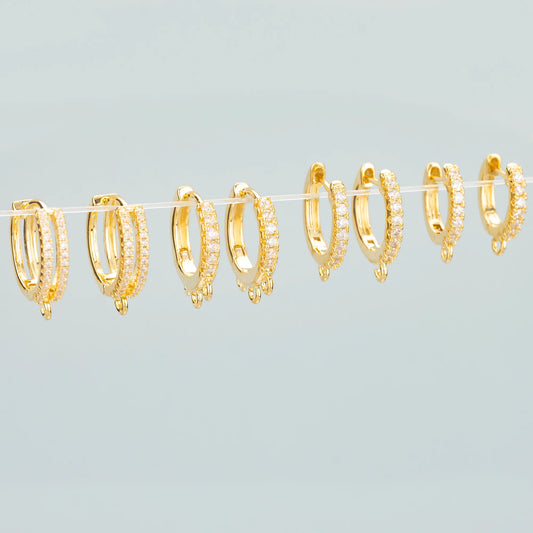 GUFEATHER,6pcs/lot,MG23,jewelry accessories,PVD,18k gold rhodium plated,copper,zircons,charms,clasp hooks,jewelry making