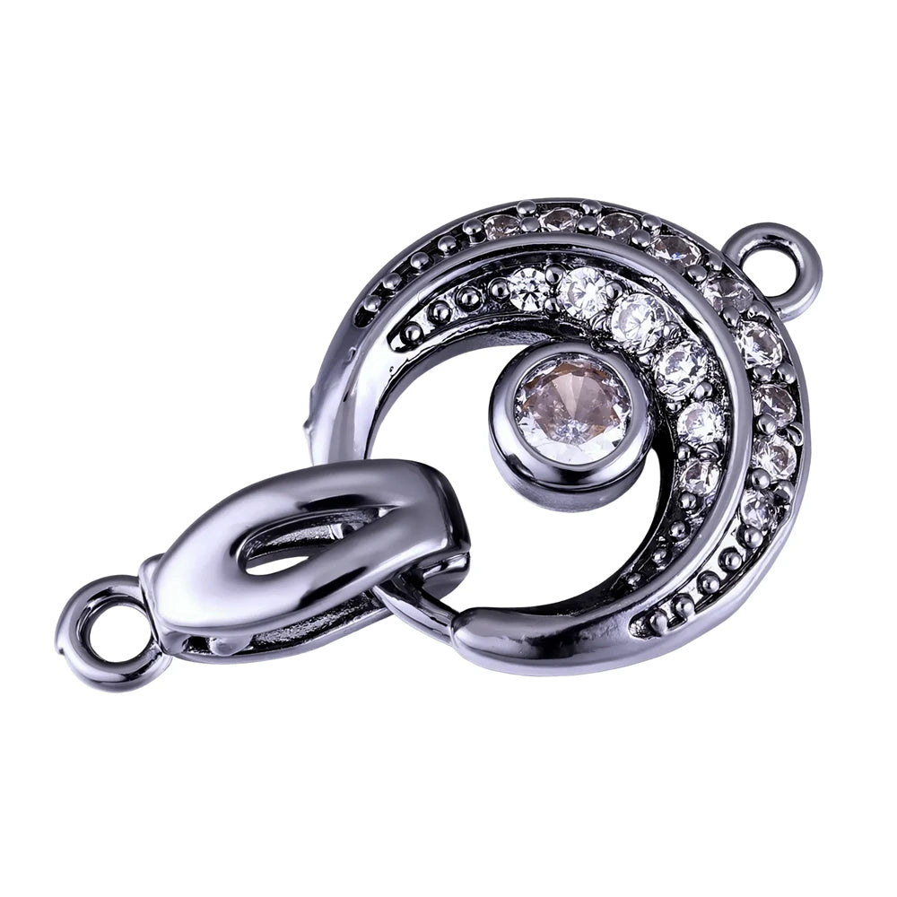 Juya Creative Copper Fasteners Connector Decoration Locks Clasps Accessories For DIY Needlework Beads Gems Pearls Jewlery Making