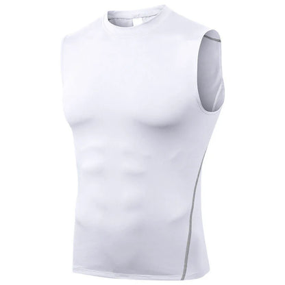 1pcs Men Vest Running Shirt Boys Soccer Shirts Men's Jersey Sportswear Mens Jogging Quick Dry Compression Fitness Top clothe
