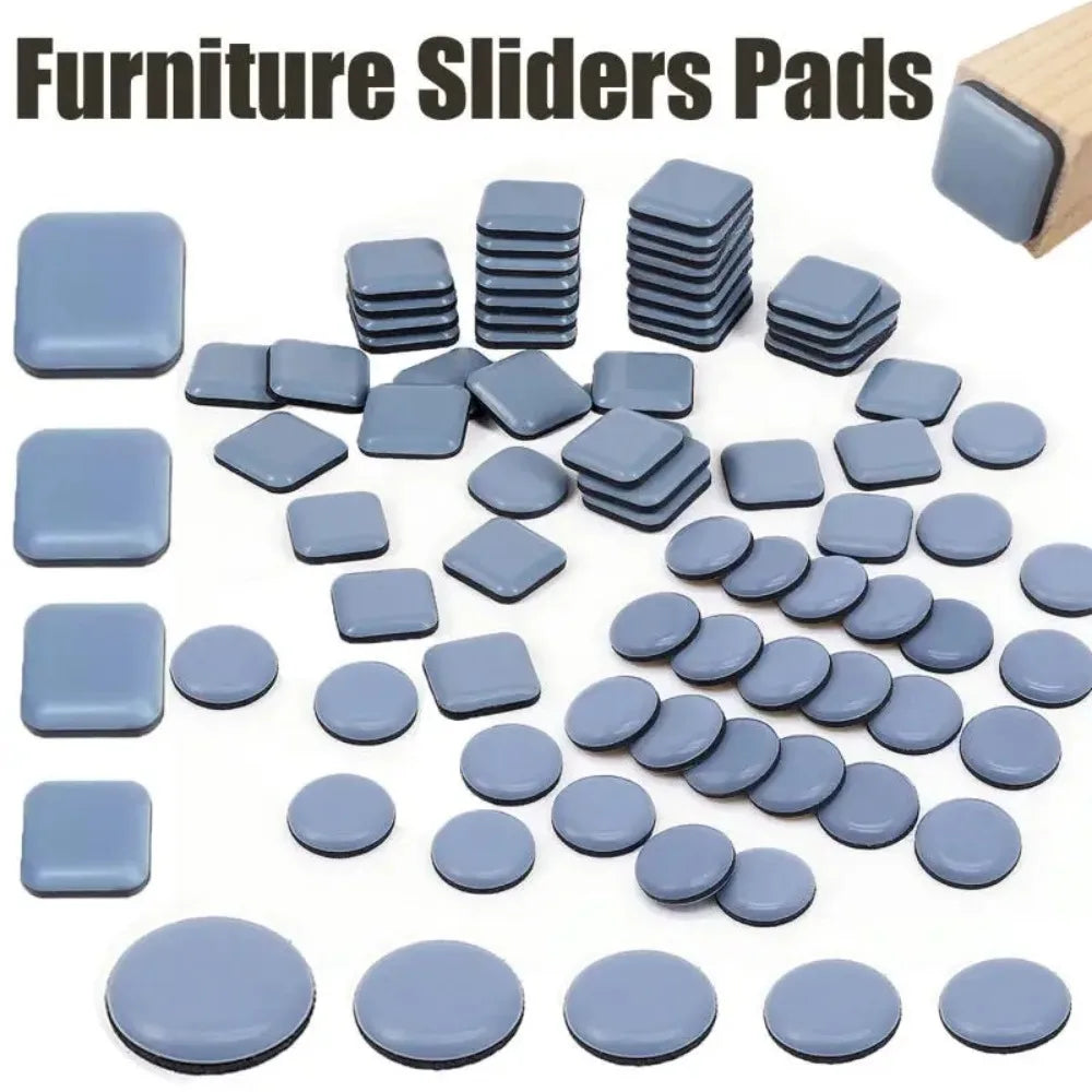 20PCS Furniture Slider Pads Table Chair Leg Sliding Block Anti Scratch Easy Move Heavy Furniture Leg Mat Thickened Moving Pads