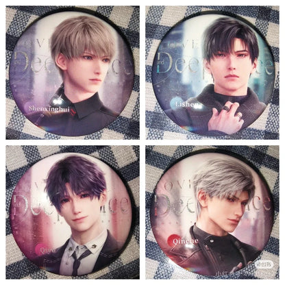 Official LAWSON X Love and Deepspace Collaboration Merchandise Badge Bookmark Acrylic Stand Postcard Transparent Card in Stock