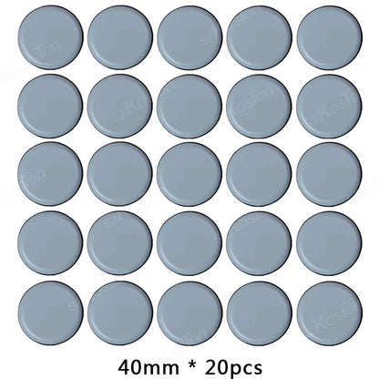 20PCS Furniture Slider Pads Table Chair Leg Sliding Block Anti Scratch Easy Move Heavy Furniture Leg Mat Thickened Moving Pads