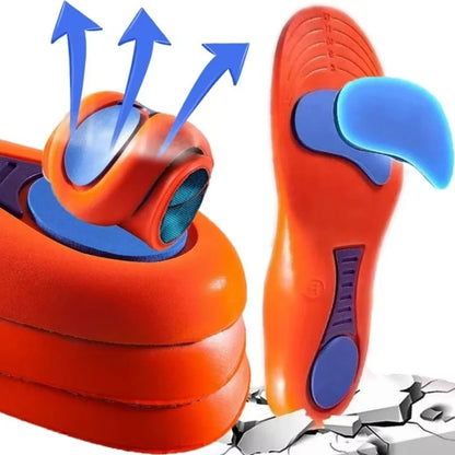 1Pair Sport Insoles for Shoes Sole Shock Deodorant Breathable Cushion Running Insoles for Feet Man Women Orthopedic Insoles