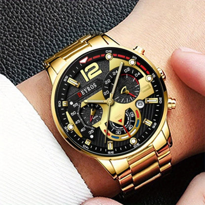 Mystery Box Buy 1 Get 3 Blind Box Random Men's 4-piece Fashion Round Dial Quartz Watches Best Family Friends Christmas New'sGift