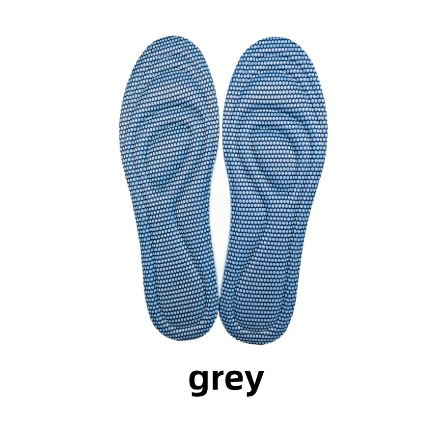 4Pcs Memory Foam Orthopedic Insoles for Shoes Antibacterial Deodorization Sweat Absorption Insert Sport Shoes Running Pads
