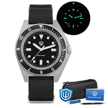 Watchdives WD1972 Quartz Watch Sapphire Luminous Men Watches VH31 Sweep Seconds Movement 20Bar Waterproof Watches with Gift Box