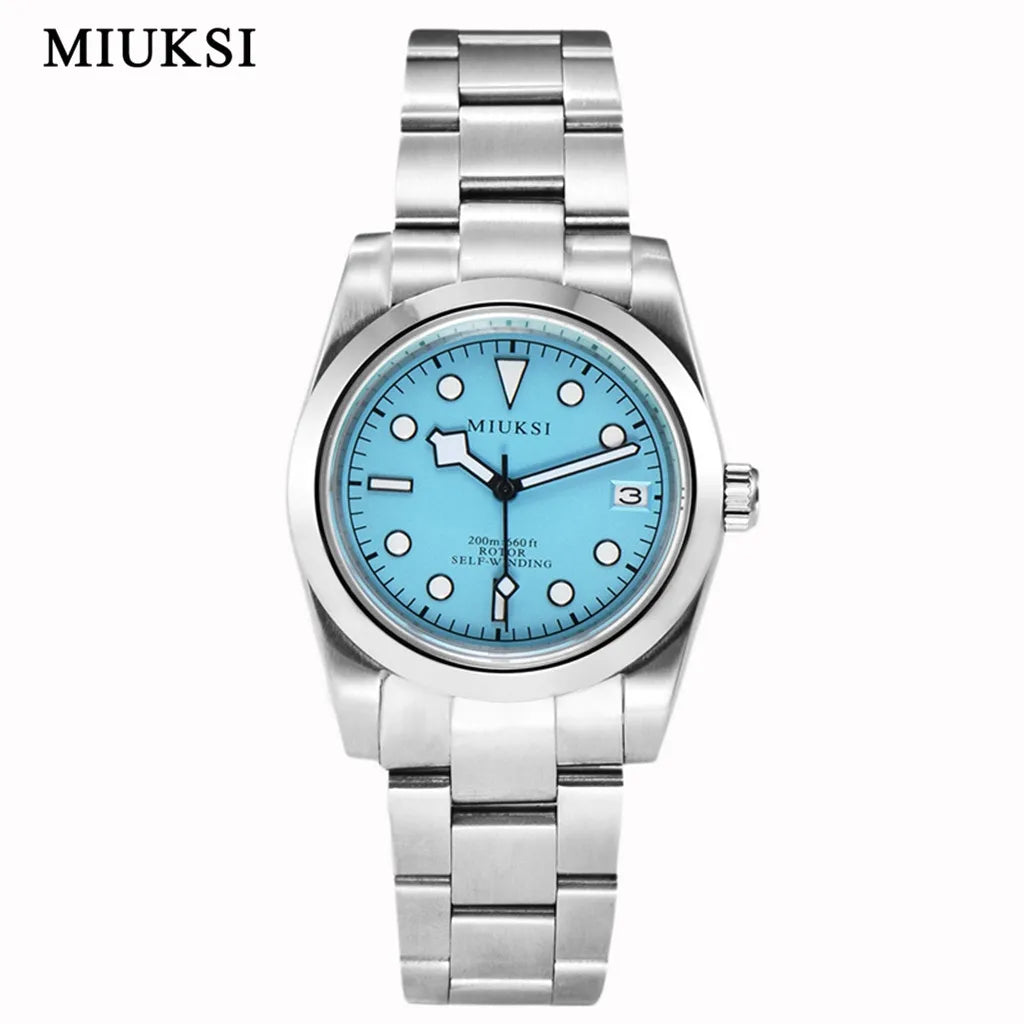 Miuksi 36mm 39mm NH35 Mechanical Watch For Men Watch Automatic Sapphire Stainless Steel Luxury Waterproof Wrist