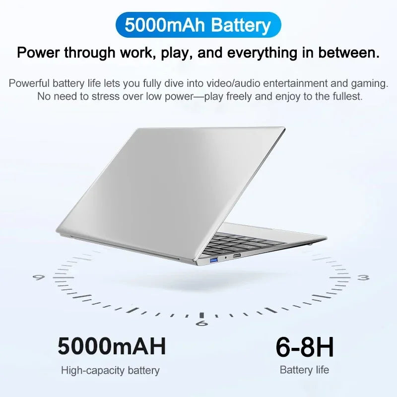 Handy 2026 New Ultra Slim 14.1" Laptop Intel Core i7-8650U Windows 11 Pro 32GB RAM 2TB M.2 SSD - Ideal for Office & Study