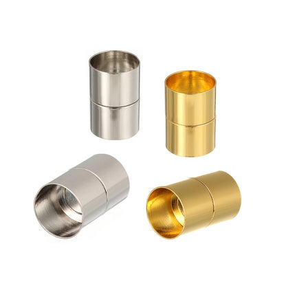 5sets Strong Magnetic Clasps 3/4/5/6/7/8/10/12/14/15mm Leather Cord End Clasp Buckle Connectors For DIY Jewelry Making Findings