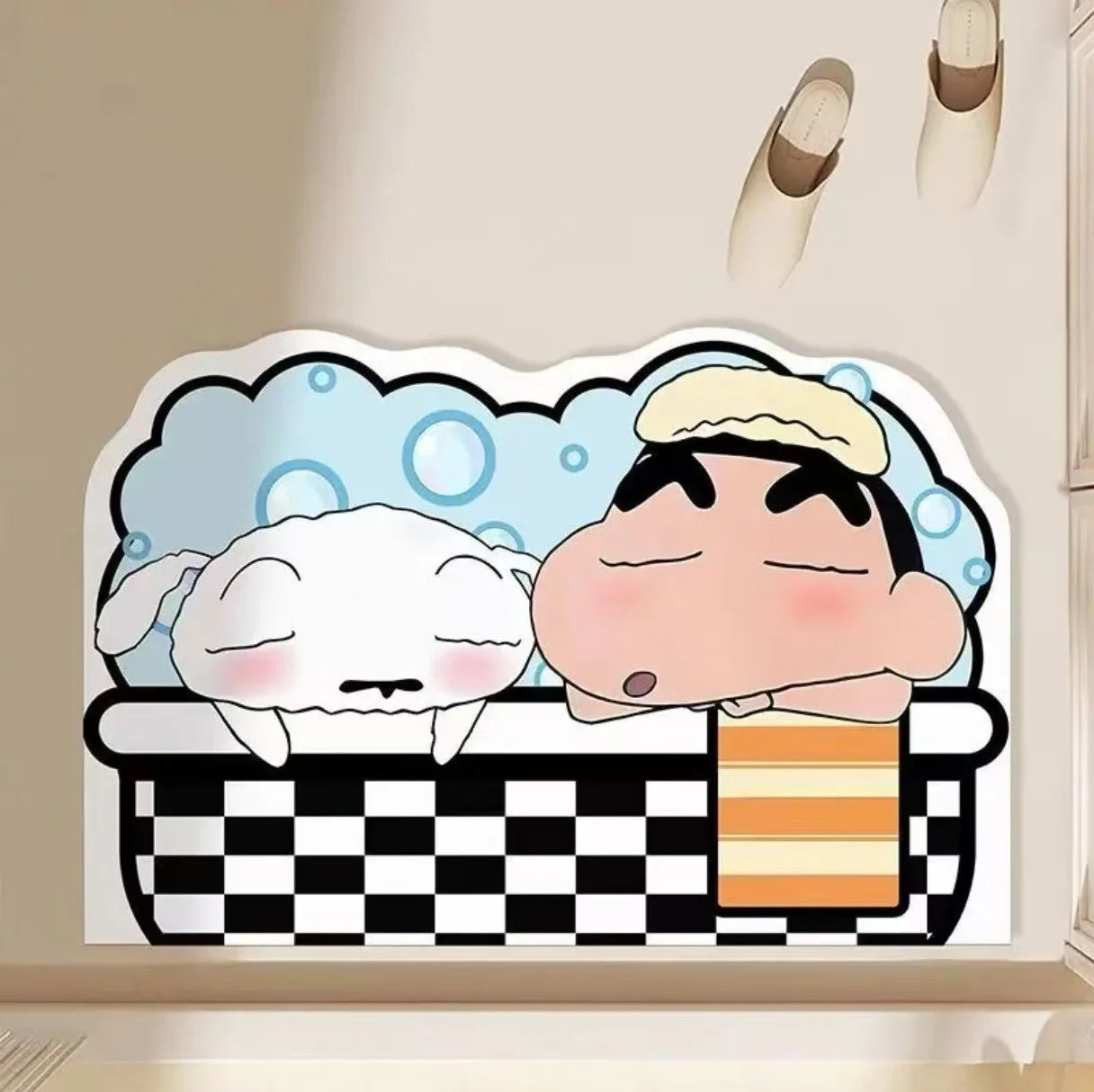 30*40cm Shower Room Water Uptake Mat Quick Drying Fashionable and Exquisite Cartoon Anime Soft and Comfortable Anime Periphe