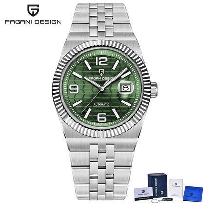 PAGANI DESIGN 2026 New Men's Watches Rose Gold Luxury Automatic Watch For Men MIYOTA 8215 Mechanical Wristwatch Sapphire crystal