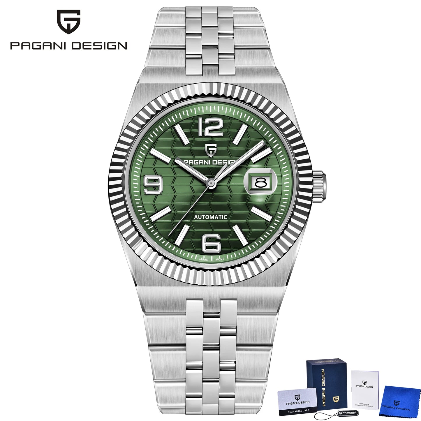 PAGANI DESIGN 2026 New Men's Watches Rose Gold Luxury Automatic Watch For Men MIYOTA 8215 Mechanical Wristwatch Sapphire crystal