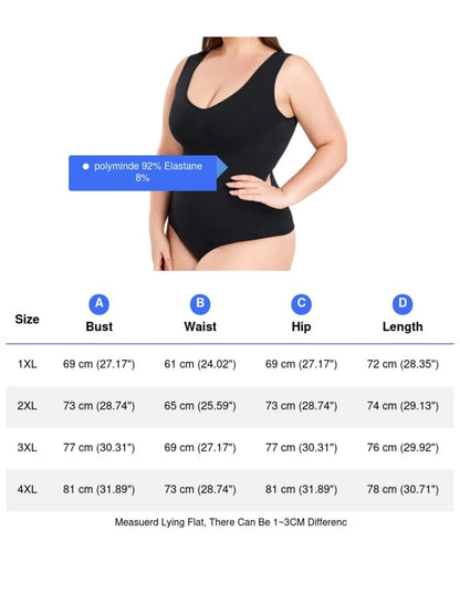 Plus-Size Seamless One-Piece Shapewear for Women: Tummy Control, Butt Lifting, and Shaping Bodysuit