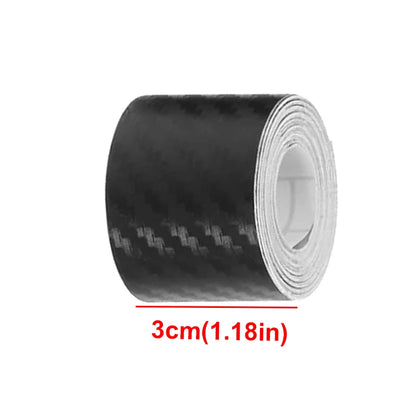 1m-10m Car Door Edge Guards Door Sill Protector Waterproof 3D Carbon Fiber Anti Collision Film Scratch Cover Strip Stickers Tape